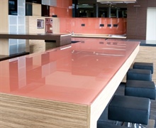 شیشه رنگی رومیزی