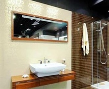 نصب کابین دوش شیشه ای بزرگ