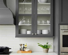 کابینت شیشه ای آشپزخانه